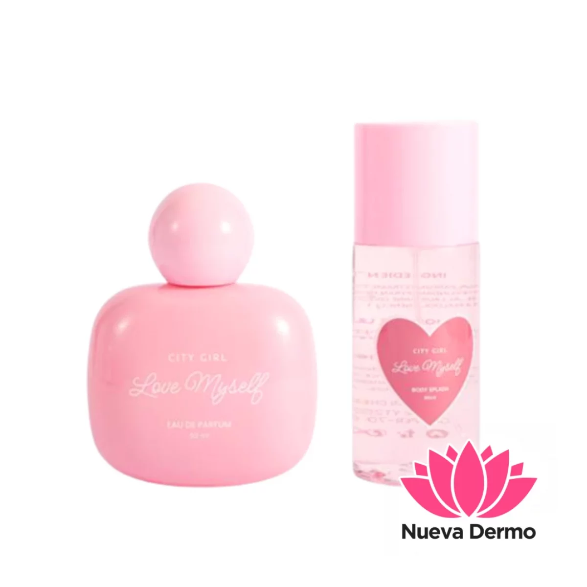 PERFUME LOVE MYSELF 50ml + BODY SPLASH 85ml – CITY GIRL