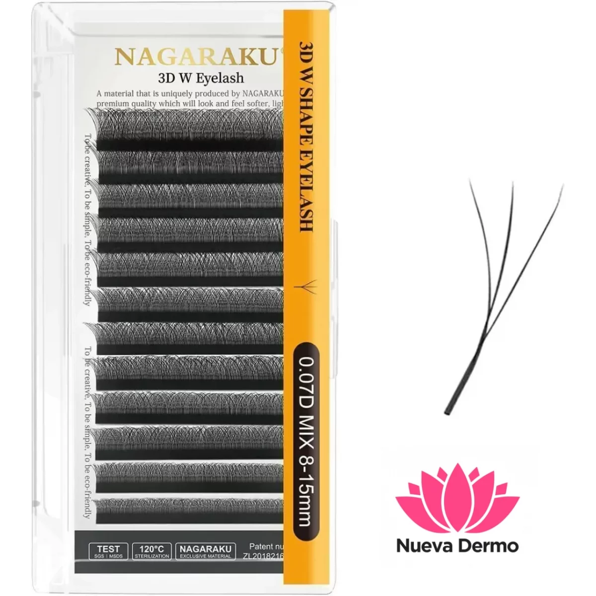 PESTAÑAS NAGARAKU TECNOLÓGICA ORIGINAL 3D