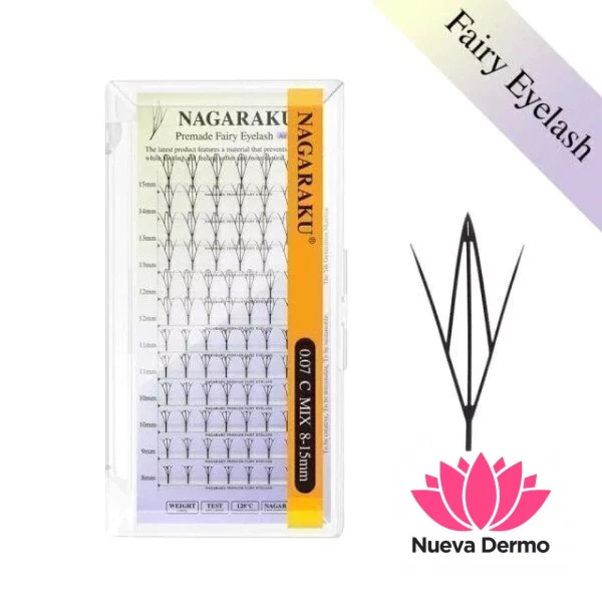 Pestañas Nagaraku Hada Fairy Eyelash 0.0...