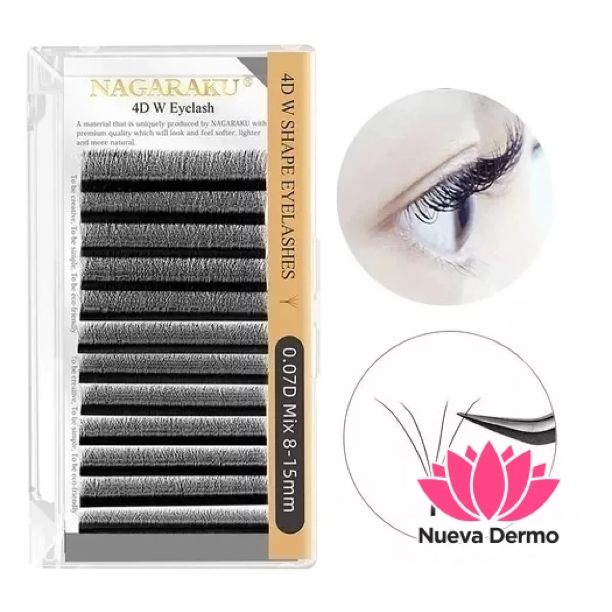 PESTAÑAS NAGARAKU TECNOLÓGICA ORIGINAL 4D