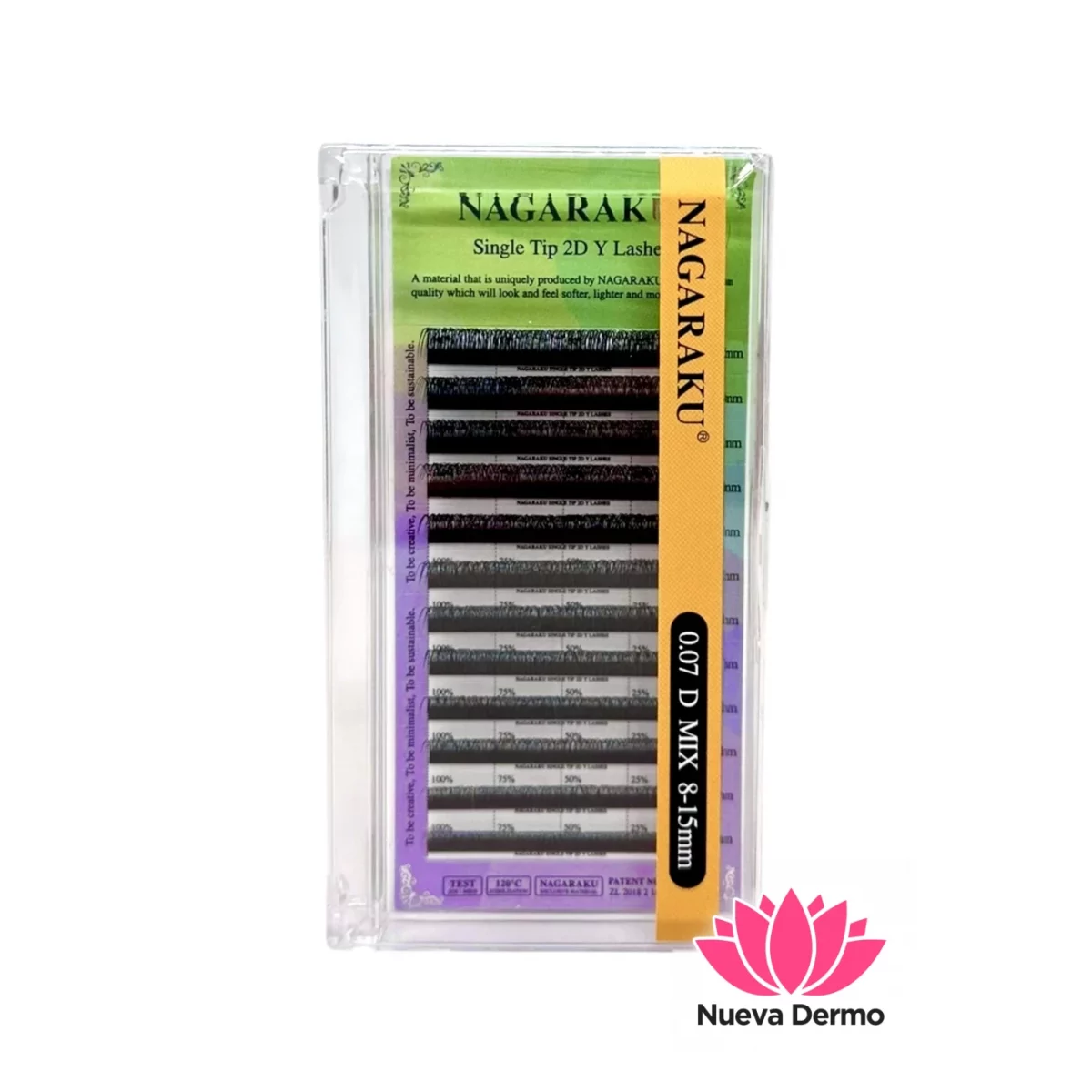 Pestañas Nagaraku Tecnológicas 2D 0.07D...
