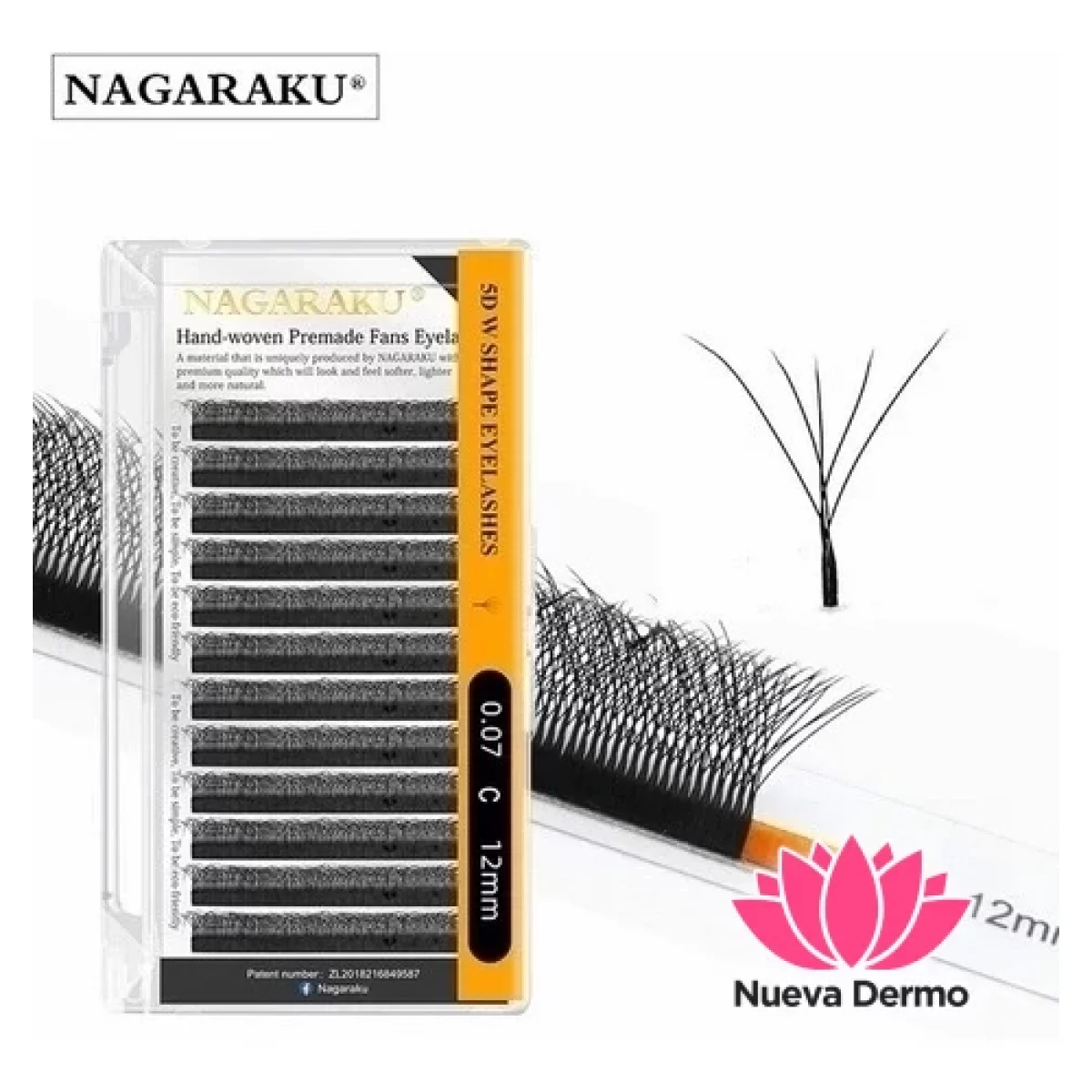 Pestañas Nagaraku Tecnologicas 5D 0.07D...