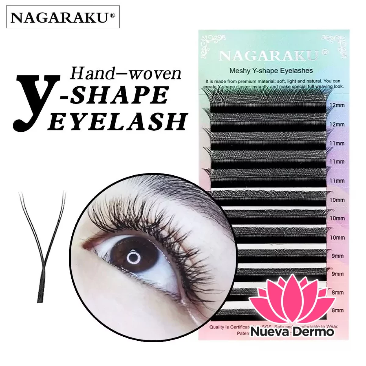 Pestañas Nagaraku Tecnologicas Forma YY... 14MM