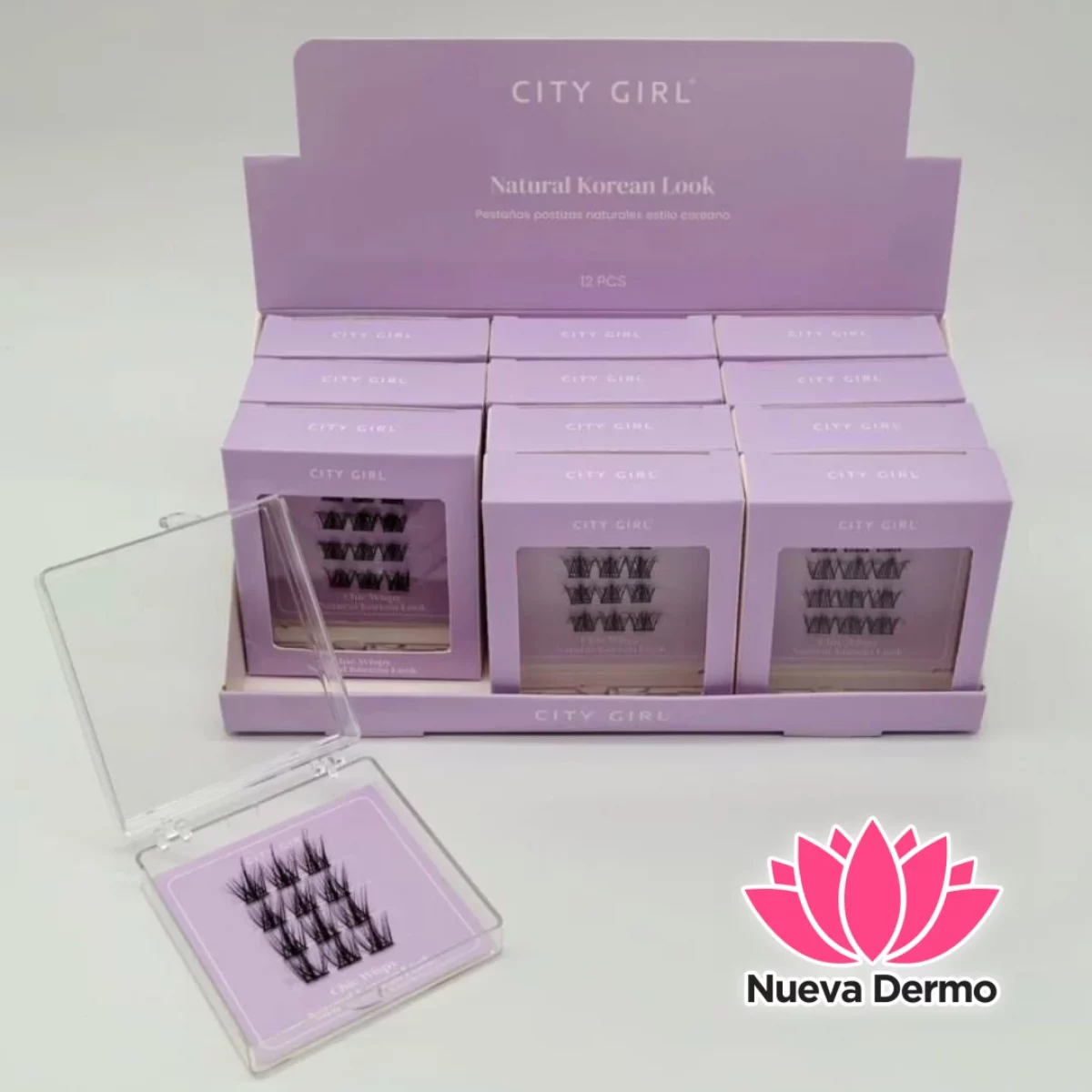 Pestañas Postizas Abanico ‘Chic Wispy’ Estilo Coreano – City Girl