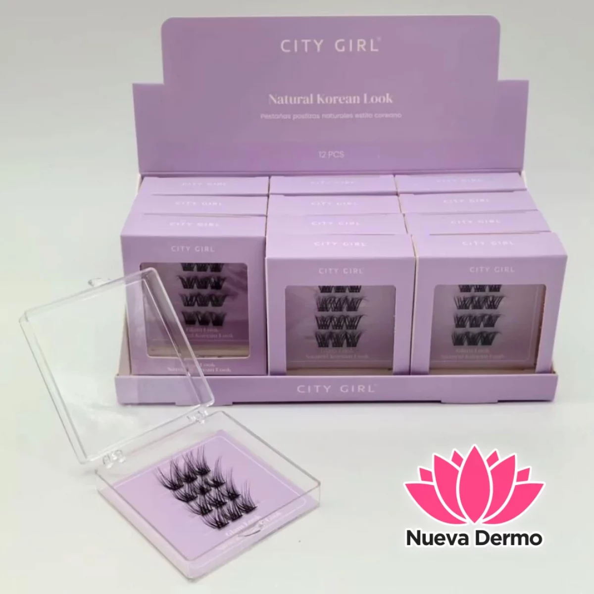Pestañas Postizas Abanico ‘Glam Look’ Estilo Coreano – City Girl