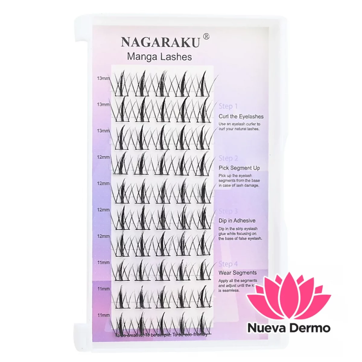 Pestañas Ramilletes Nagaraku Manga Lash
