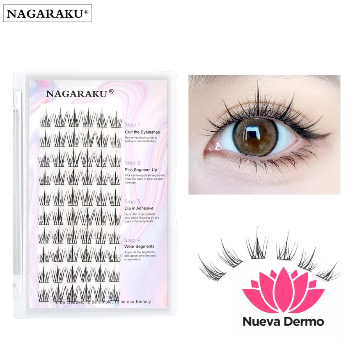 Pestañas Ramilletes Nagaraku Manga