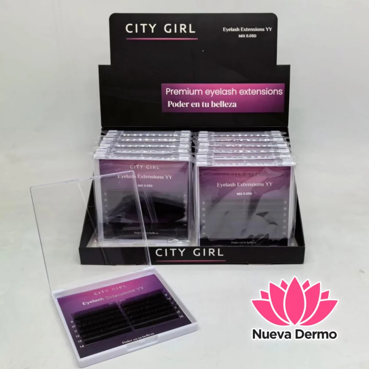 Pestañas Tecnológicas 2D 0.05 MIX – City Girl