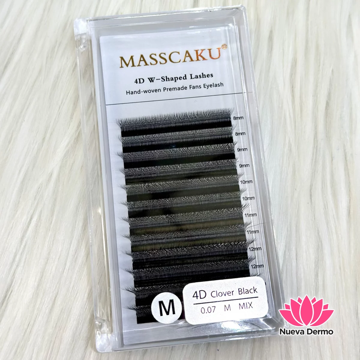 Pestañas Tecnologicas Curva M(Lu) Foxy 4D MIX(8-13MM) Masscaku
