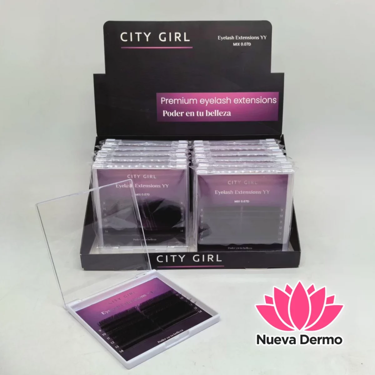 Pestañas Tecnologicas Yy MIX 0.07D – City Girl