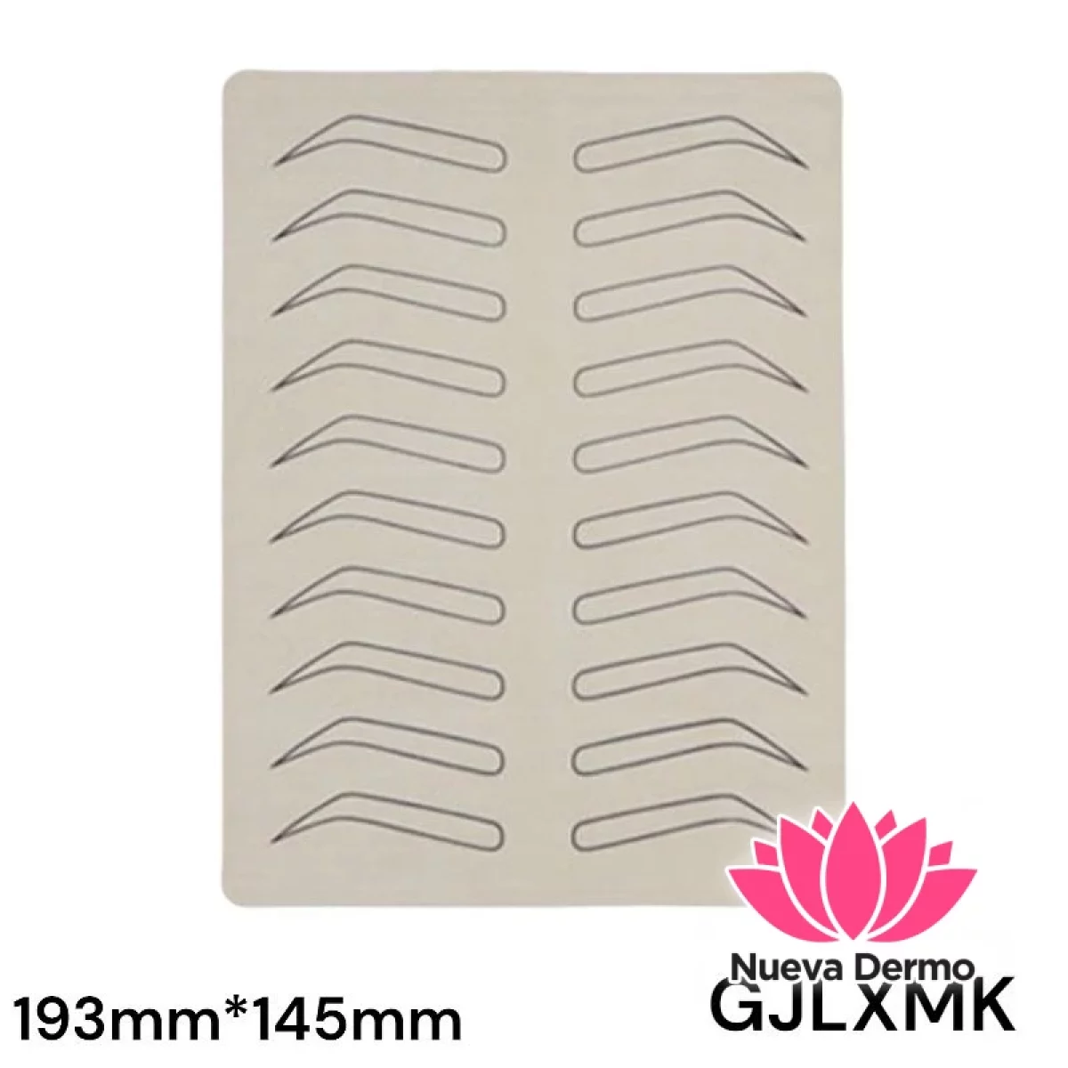 Piel Silicona para Practicar Cejas Gjlxmk