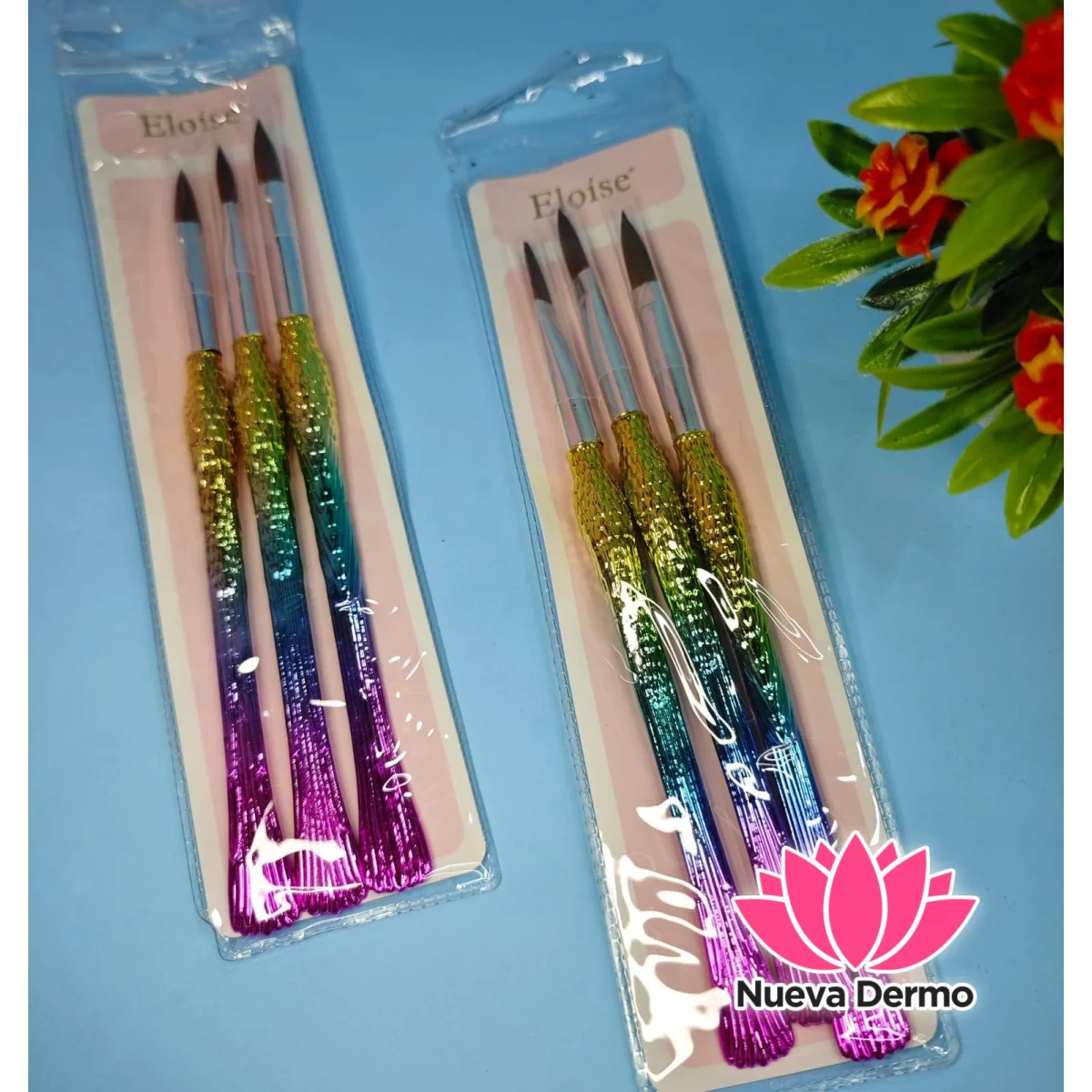 Pincel Acrilico x3 TORNASOLADO DRAGON (084109) ELOISE