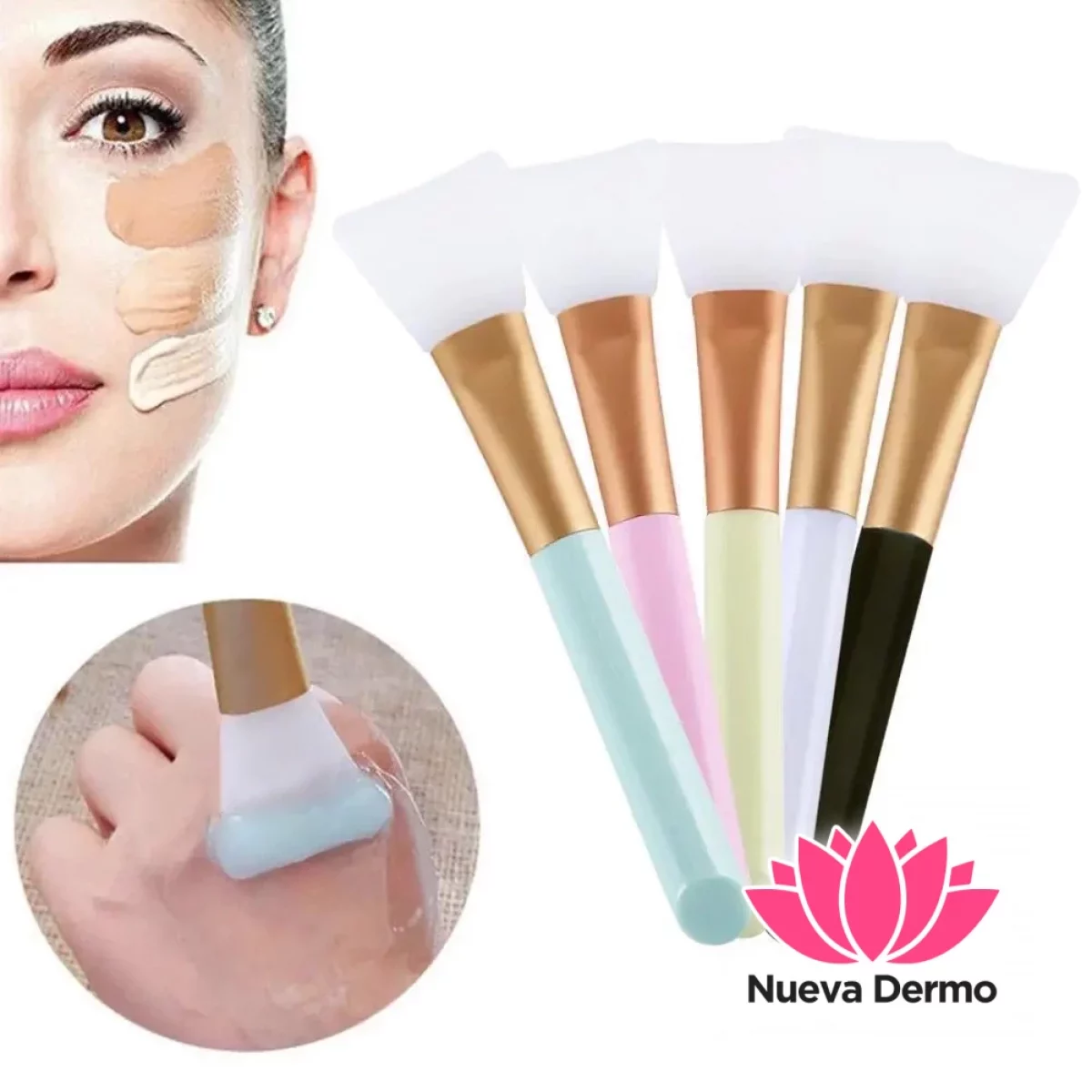 Pincel de Silicona para Mascarilla