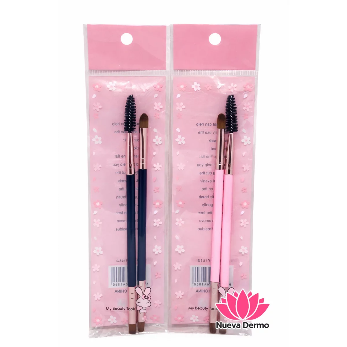 Pincel Doble para Cejas 2U Pky B008-5