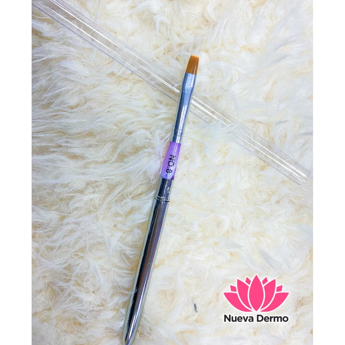 Pincel metal para gel 8