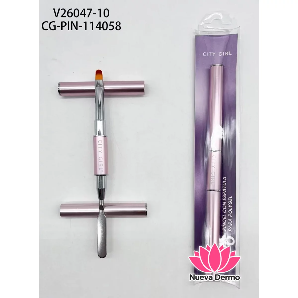 PINCEL PARA POLYGEL CON ESPATULA