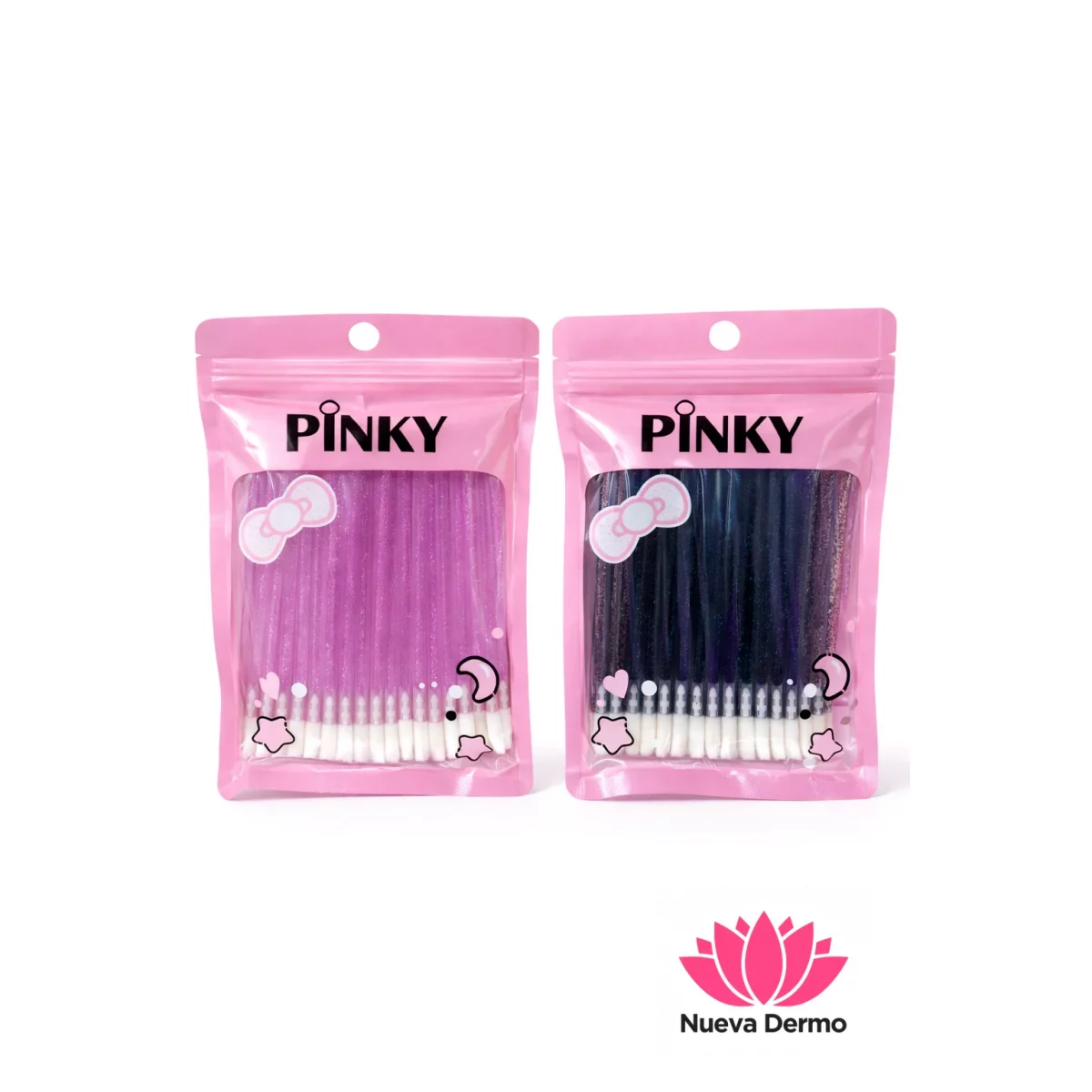 Pincelito Aplicador Glitter Pinky 50U Pk...