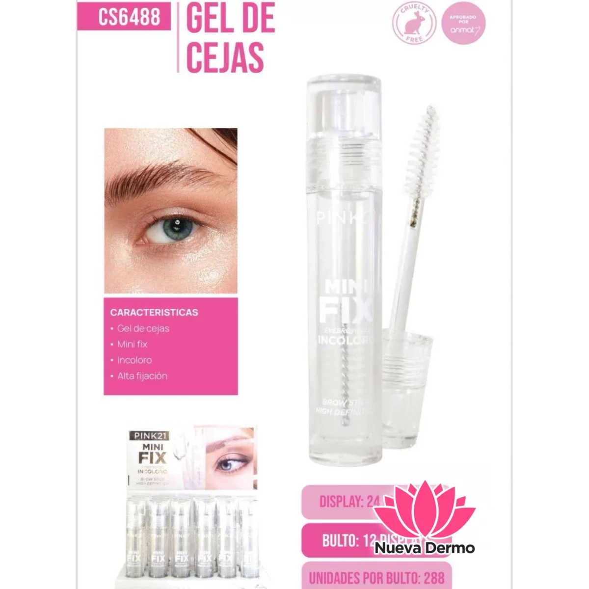 PINK 21 GEL DE CEJAS CS6488