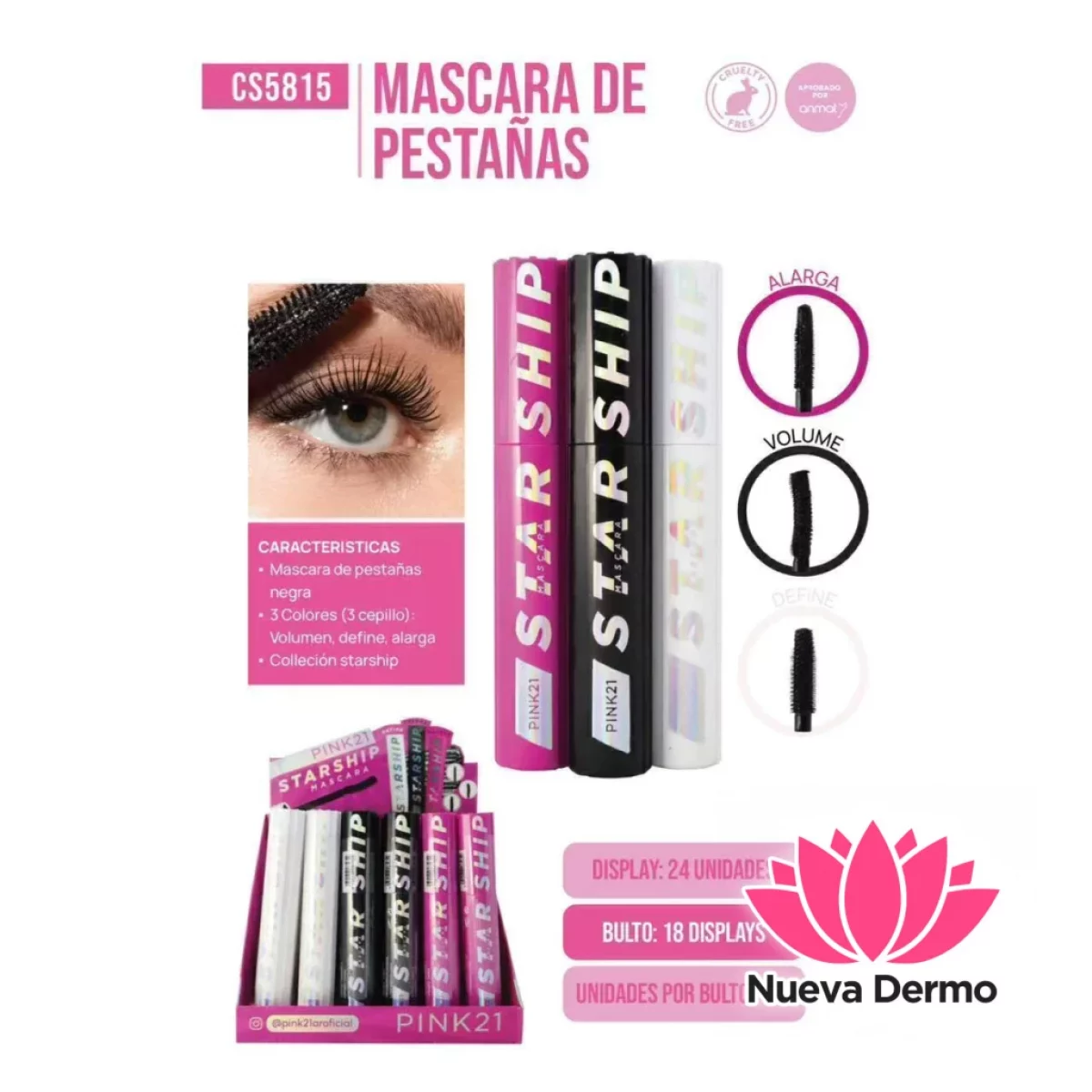 PINK21 Mascara Star Ship CS5815