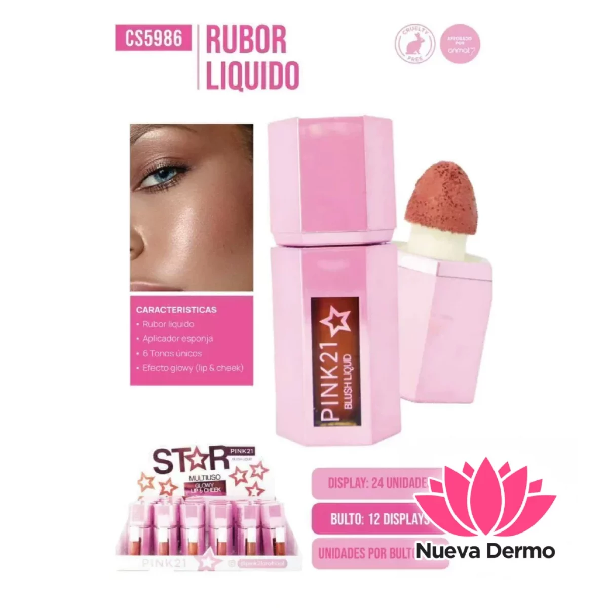 PINK21 RUBOR LIQUIDO cs5986