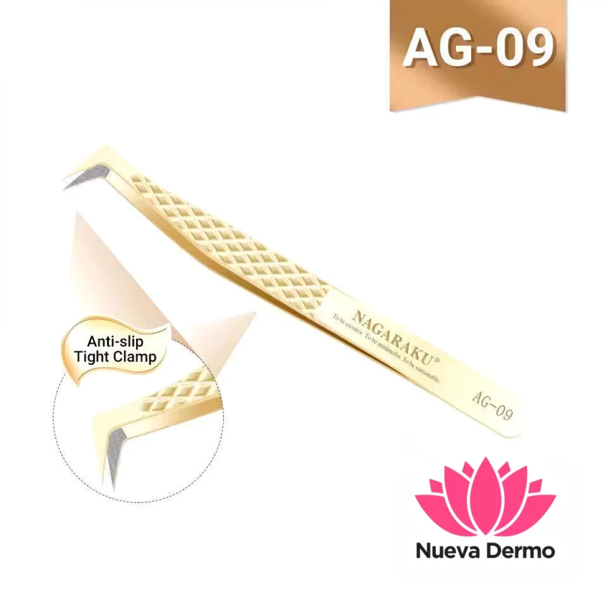Pinza de Pestañas Nagaraku Modelo Ag-09