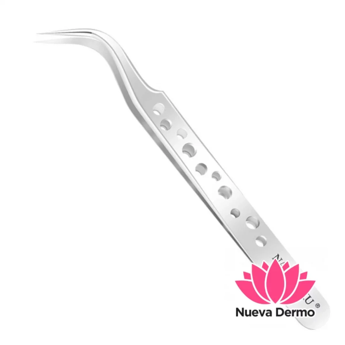 Pinza Nagaraku Curva Nh-15 Plateada Original