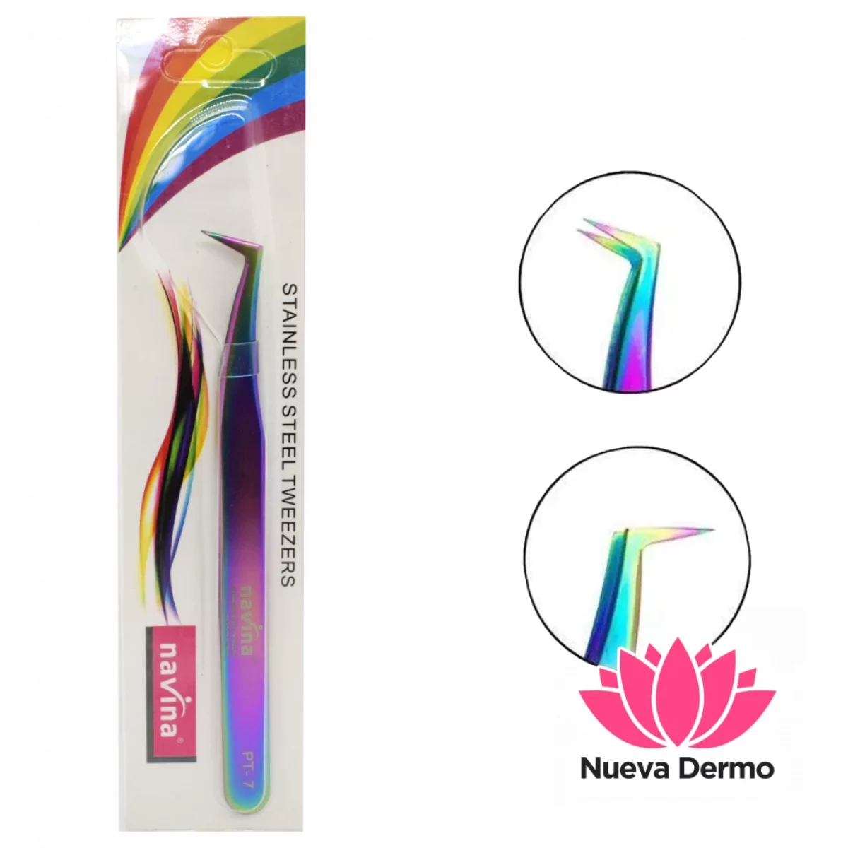 Pinza Navina Holografico para Pestaña Vo...