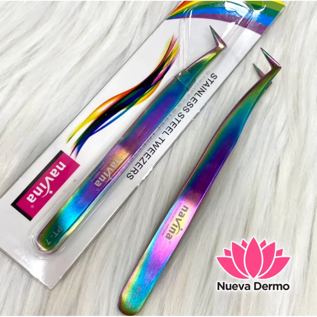 Pinza Navina L para Volumen Tornasolada Pt-7