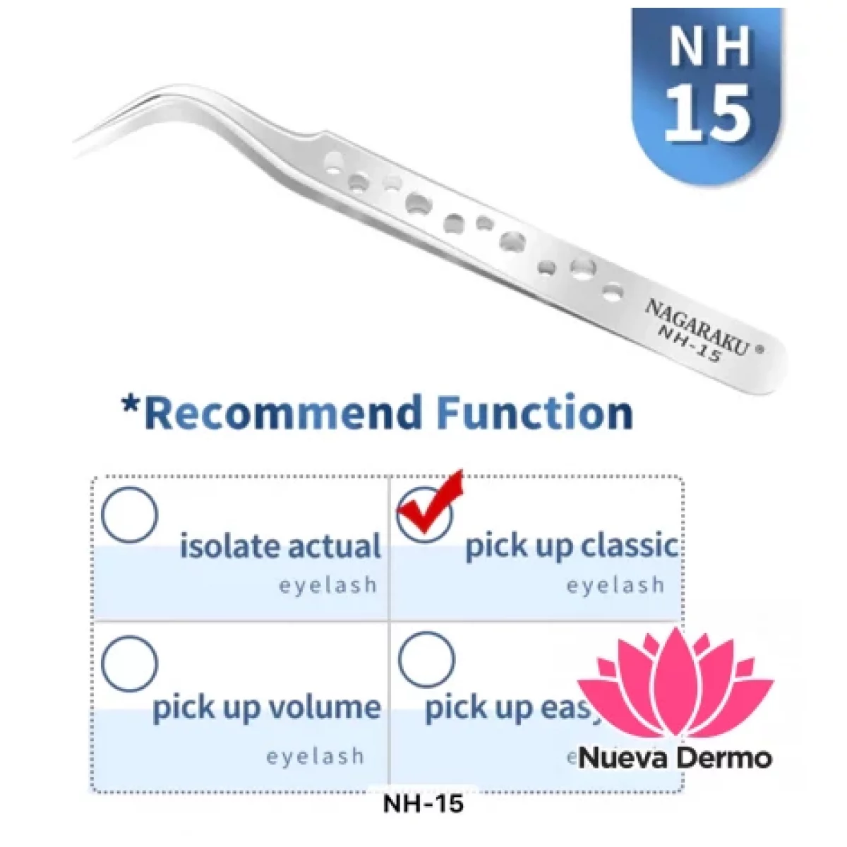 Pinza Para Pestañas Nagaraku