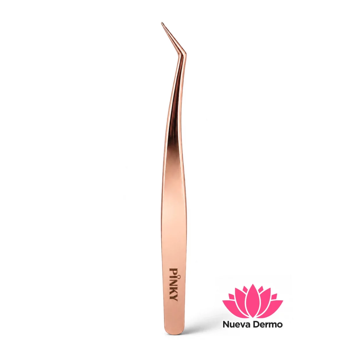 Pinza para Pestañas Pinky Bent Gold Pky-...