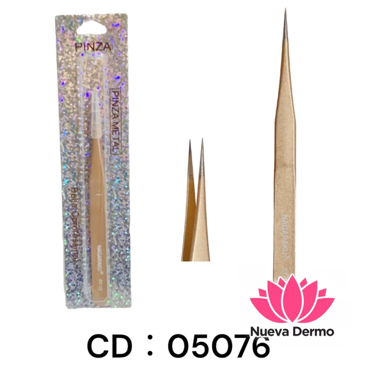Pinza Recta de Metal