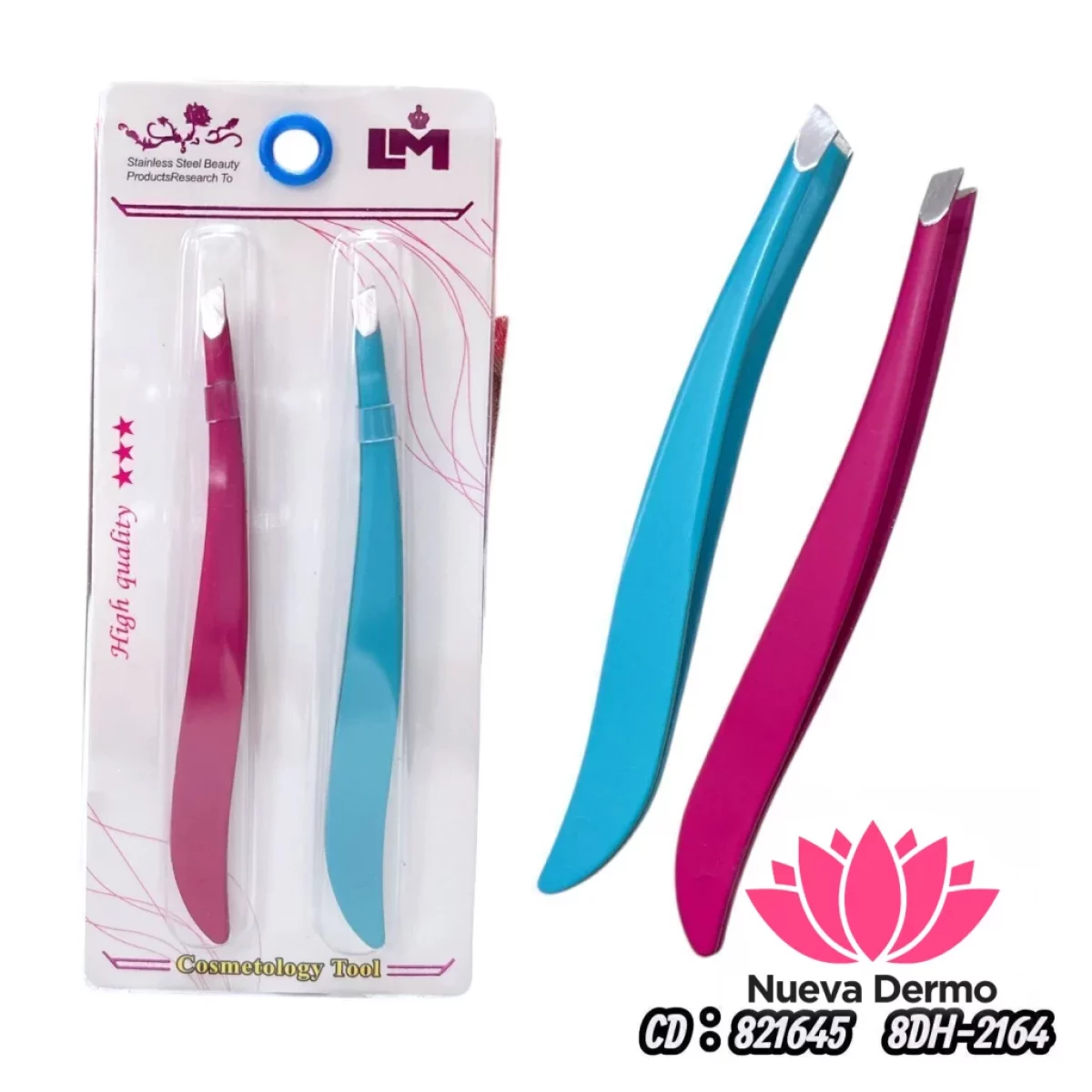 PINZAS PARA CEJAS X2 CD:821645 8DH-2164