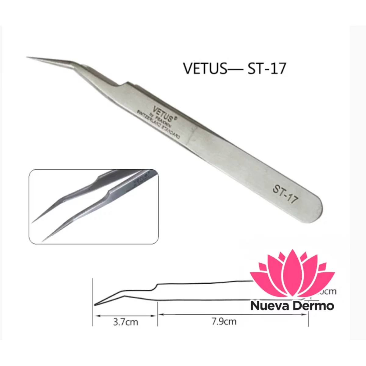 Pinzas para Pestañas Cd: Vetus St-17