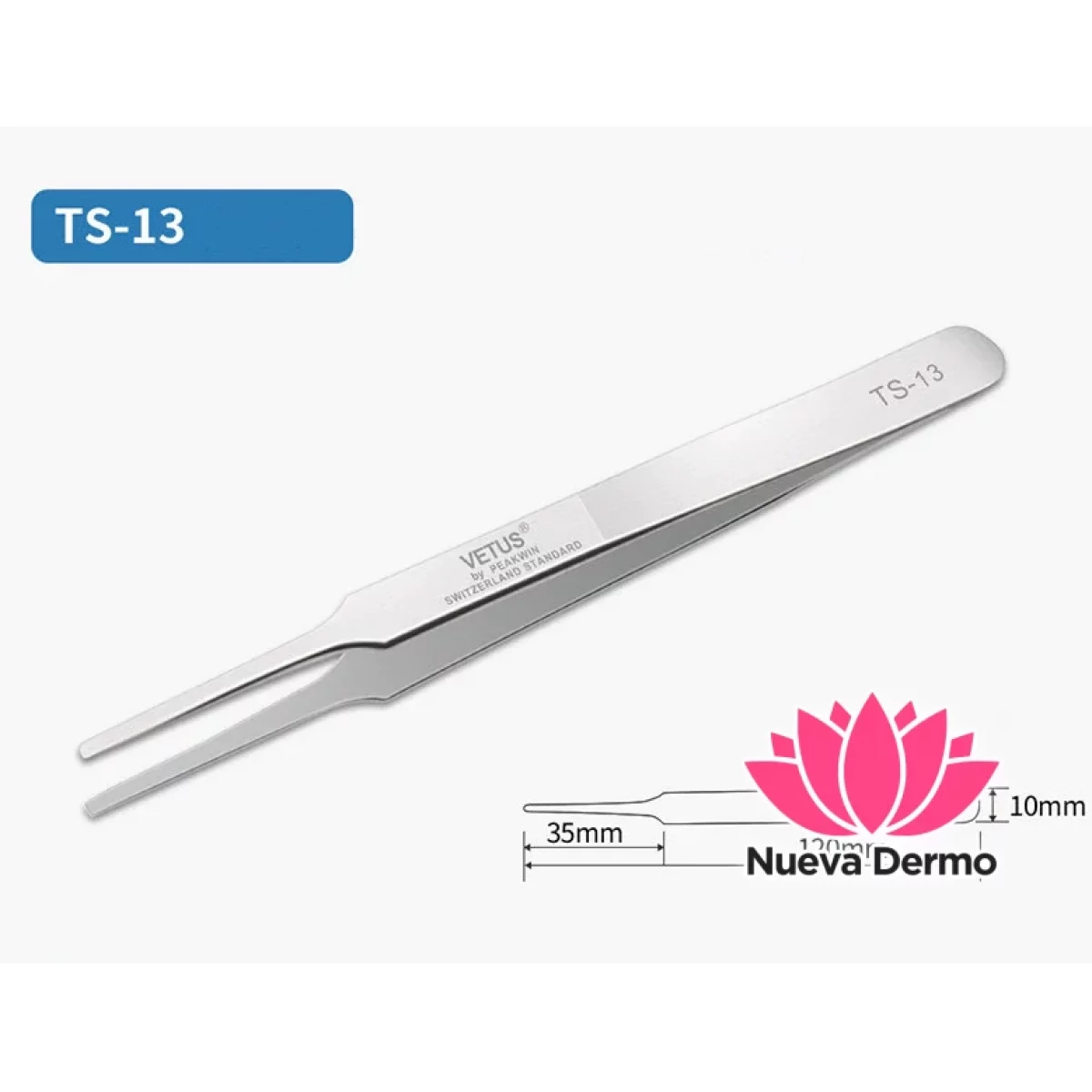 Pinzas para Pestañas Cd: Vetus Ts-13