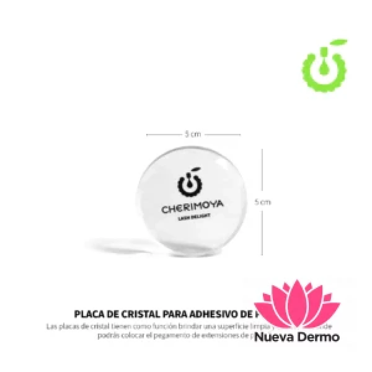 PLACA DE VIDRIO PARA PEGAMENTO 45*8mm BH004016