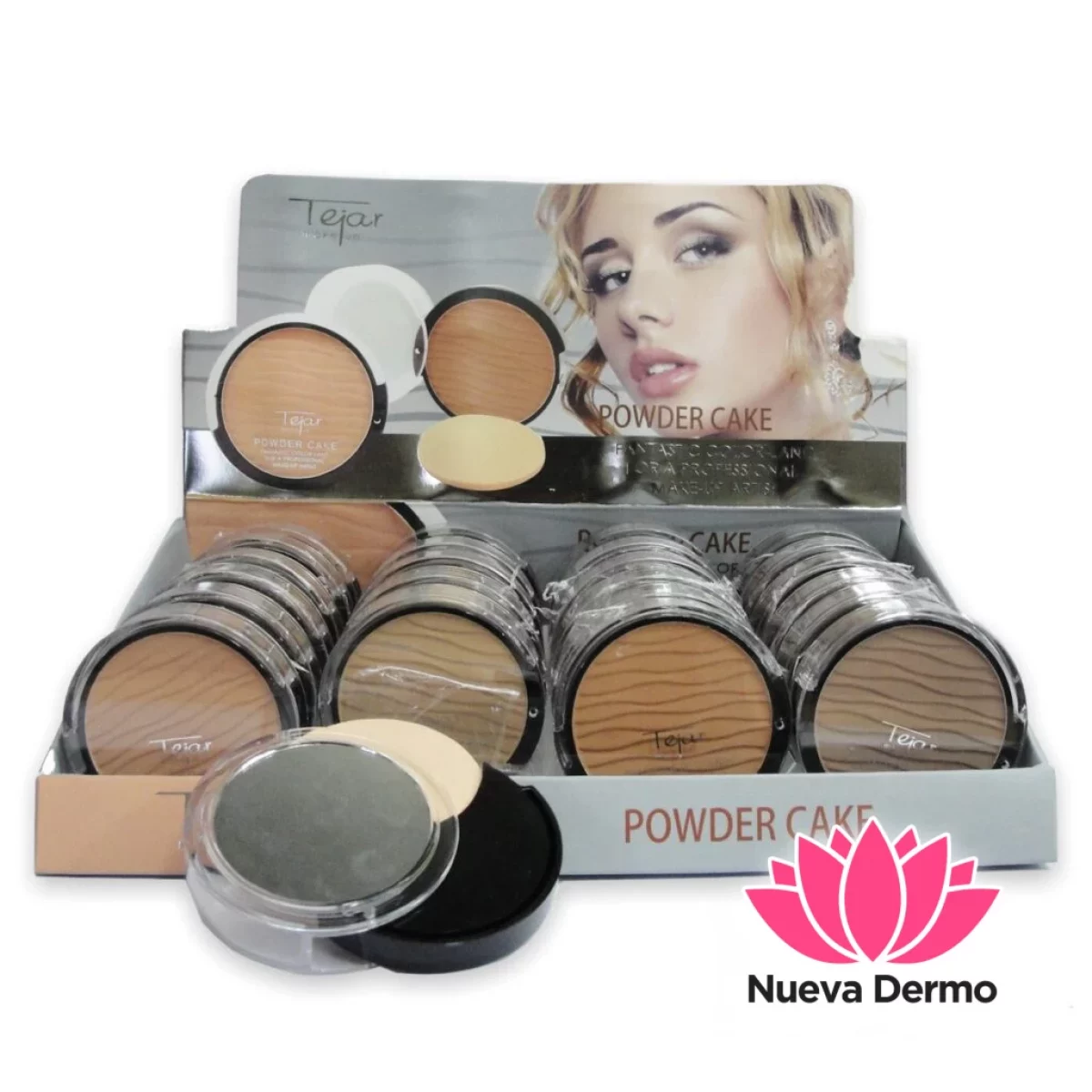 POLVO COMPACTO CON ESPEJO Y CISNE 355 85437