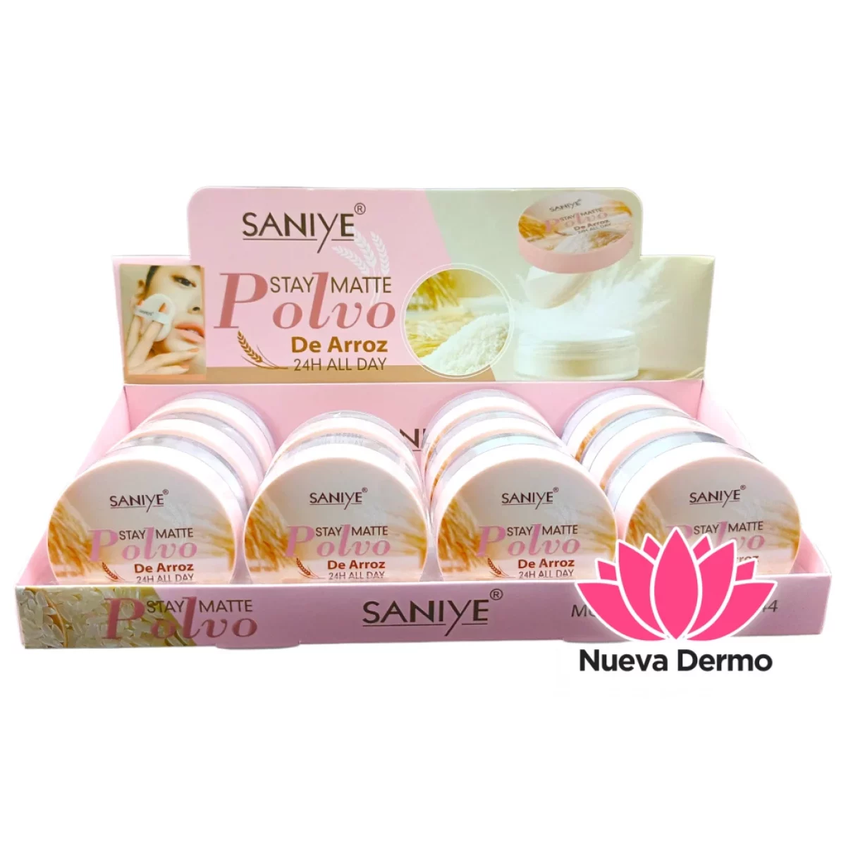 POLVO COMPACTO DE ARROZ SANIYE