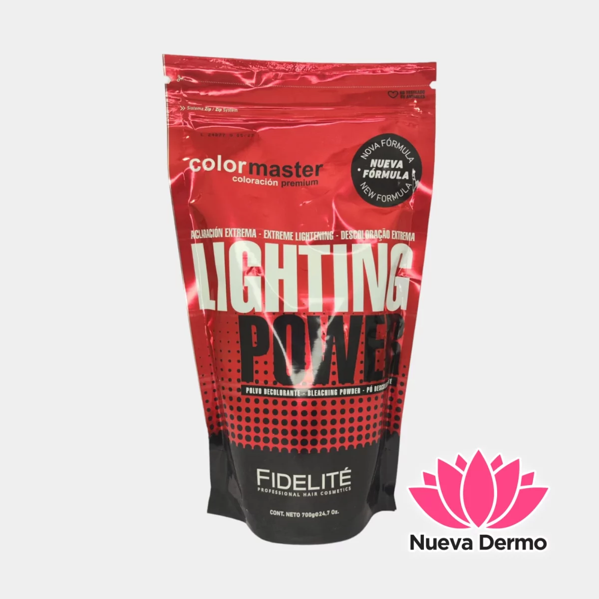 POLVO DECOLORANTE 700G COLORMASTER – FIDELITE