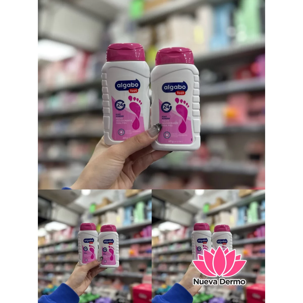 POLVO DESODORANTE PARA PIEL ALGABO