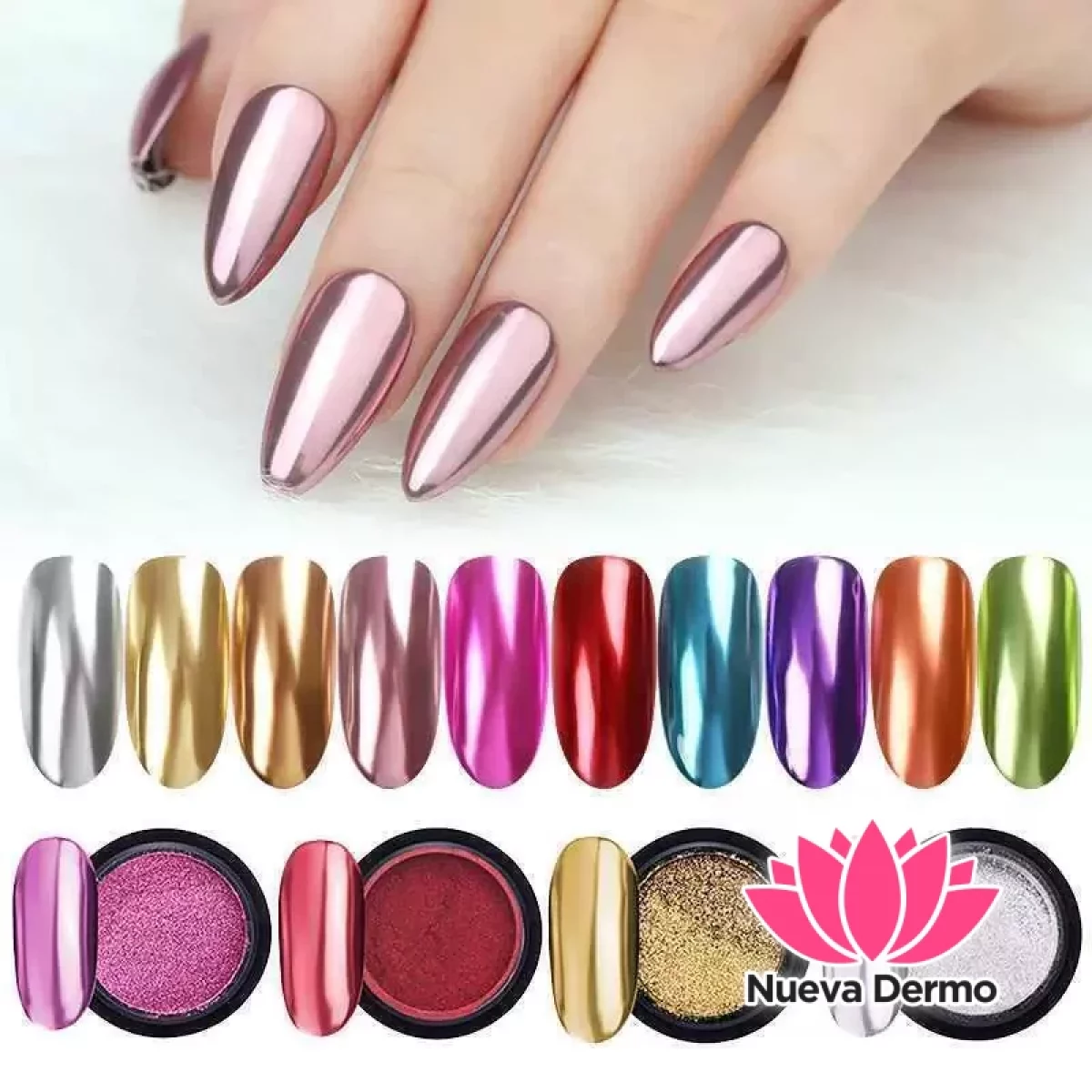 Polvo Espejo (varios colores)