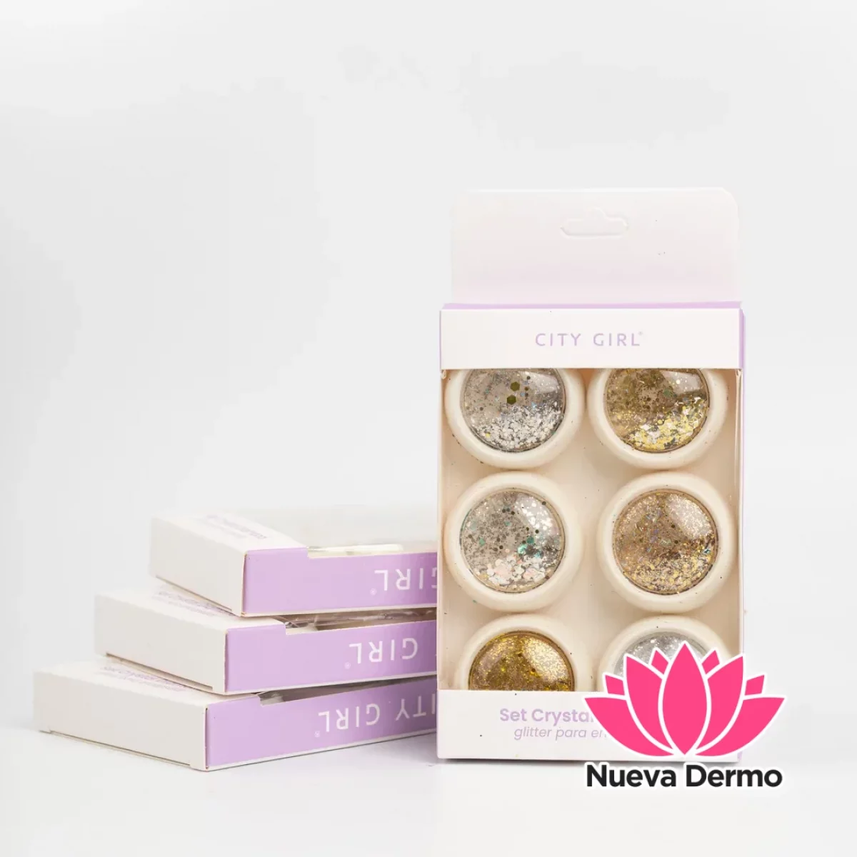 POLVO GLITTER PARA UÑAS