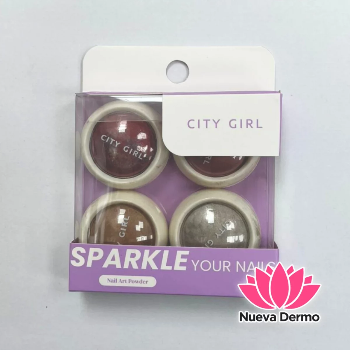 POLVOS SET 4 UNIDADES – CITY GIRL