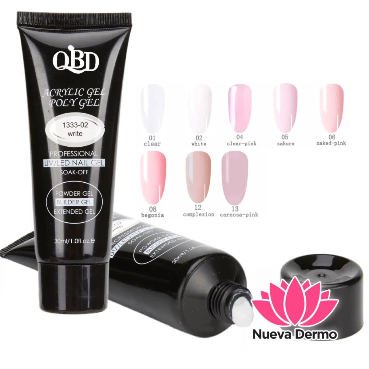 POLYGEL ACRILICO QBD 30ML