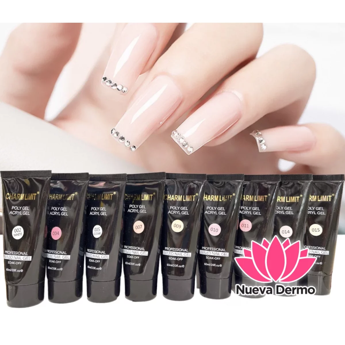 POLYGEL ACRYLGEL UV-LED CHARM LIMIT 60ML C/U