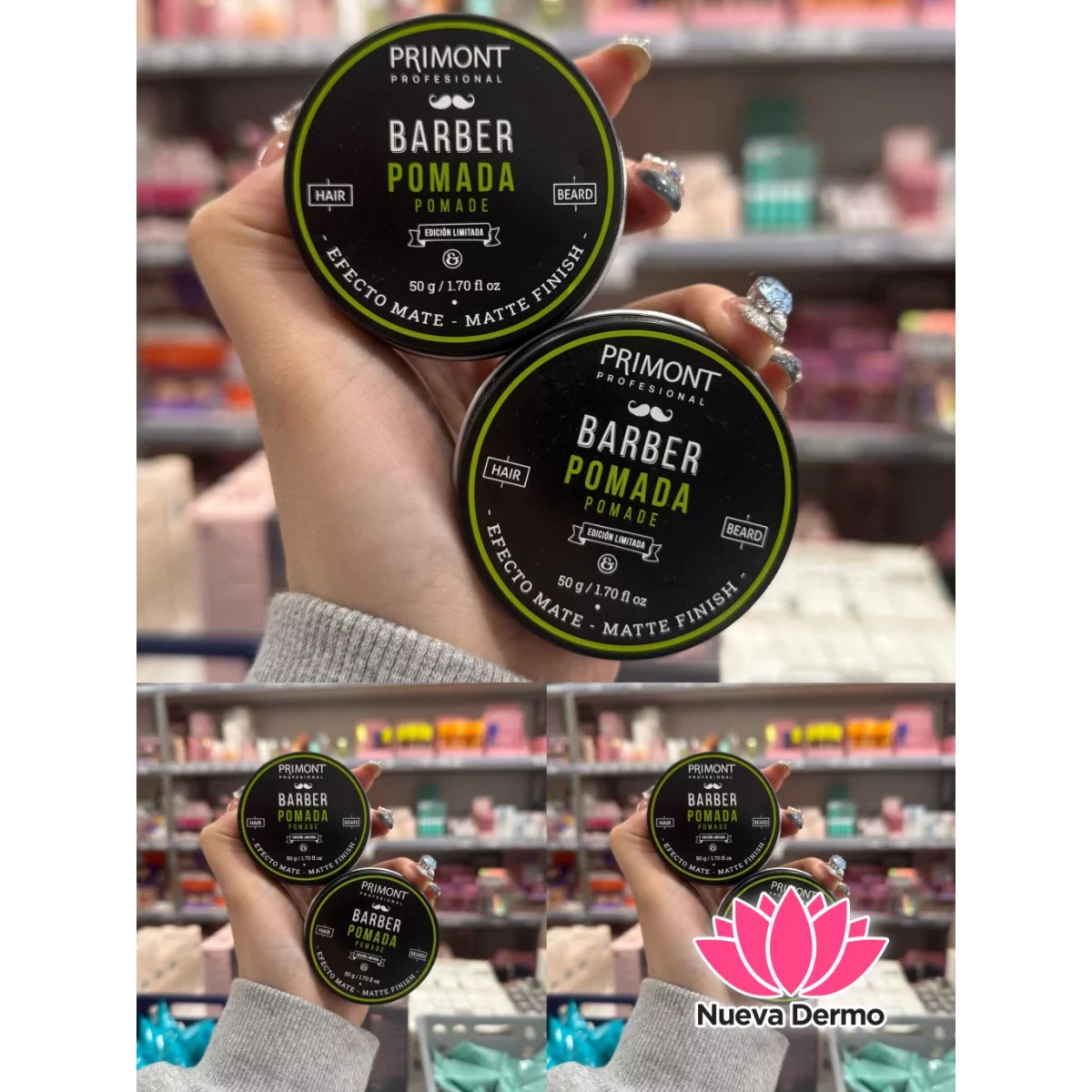 POMADA PARA BARBERÍA EFECTO MATTE DE PRIMONT