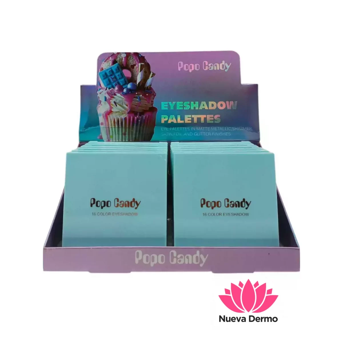 POPO CANDY PALETA 16 COLOR