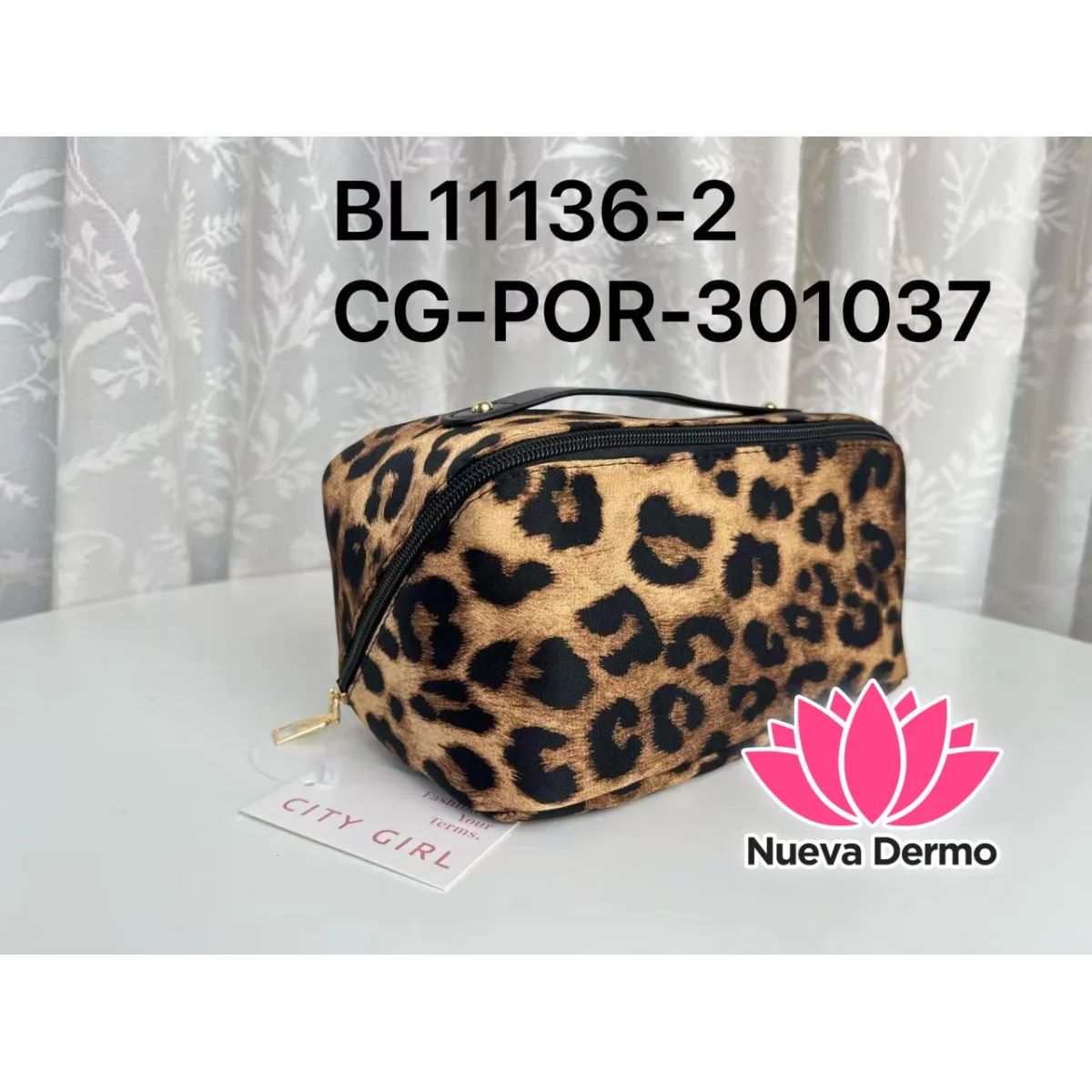 Porta Cosmetico Grande Animal Print- City Girl