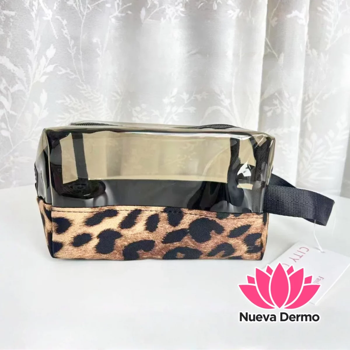 PORTA COSMÉTICOS ANIMAL PRINT CON TRANSPARENCIAS – CITY GIRL