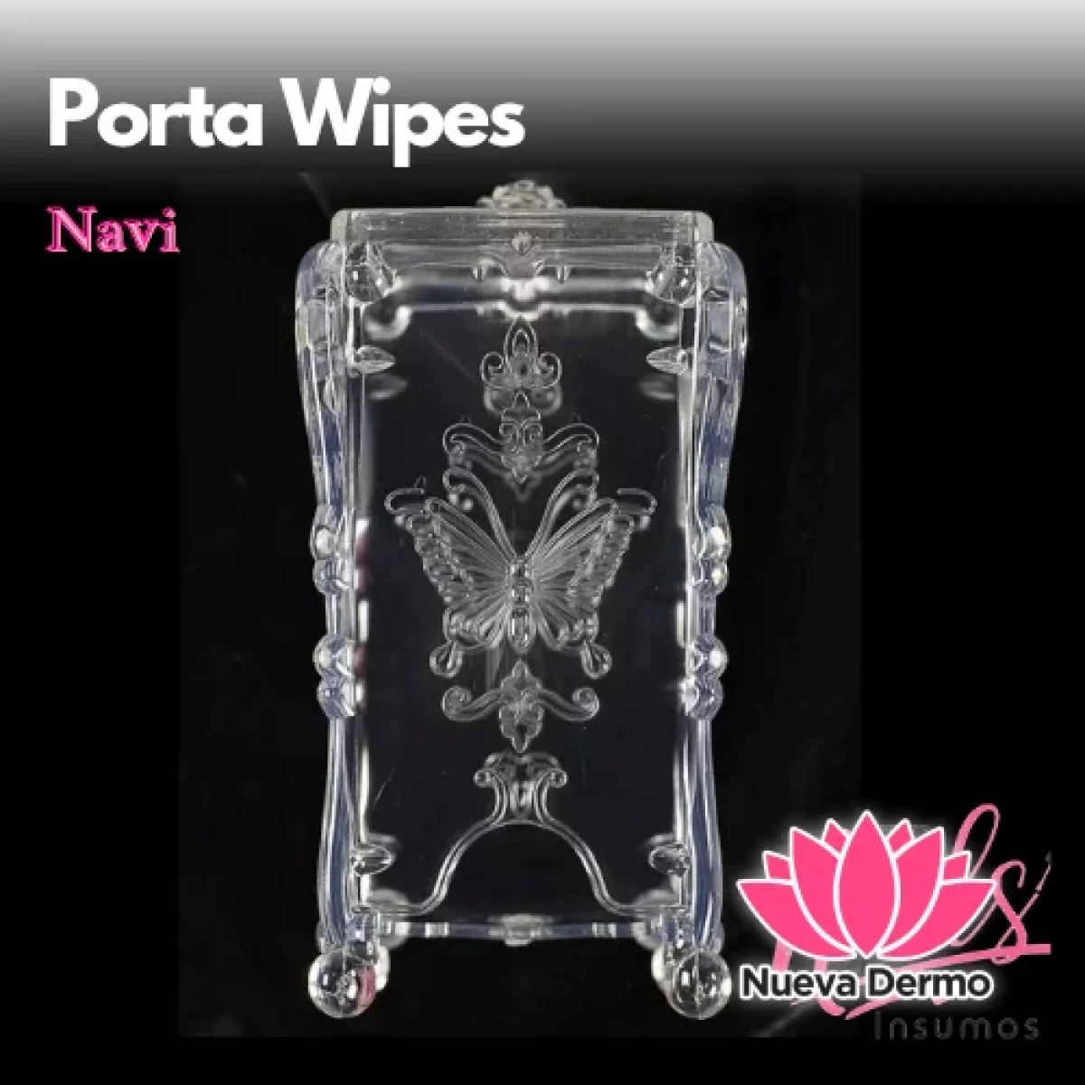 Porta Wipes de acrílico