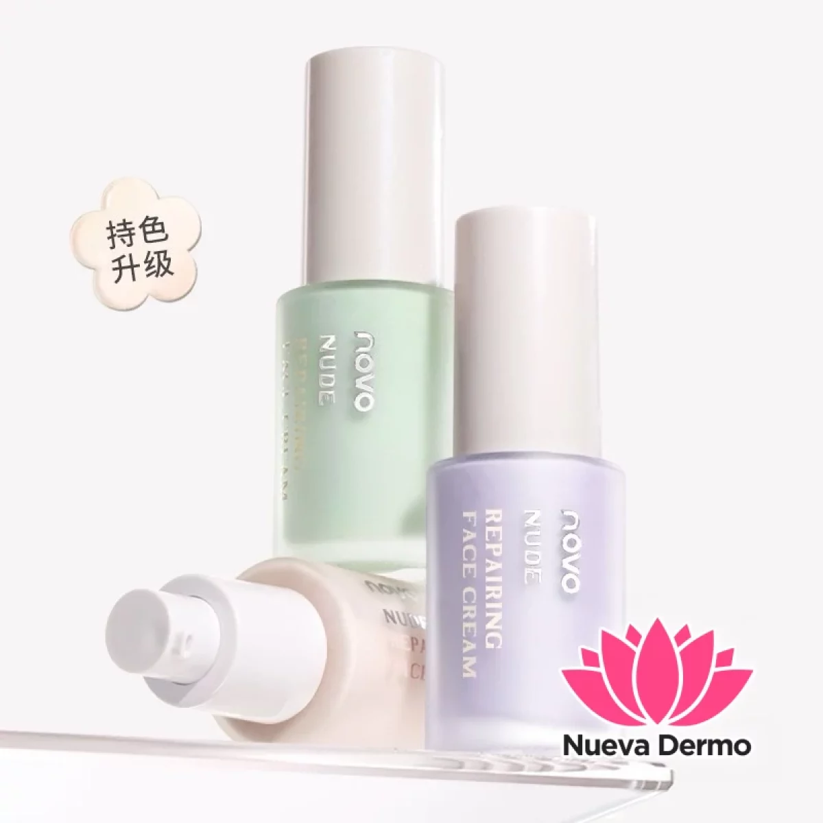 Primer de maquillaje 30g Novo 3 tonos para diferente tipo de piel #6087